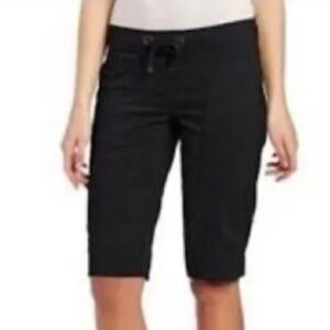 prAna Bliss Knickers Women's-Black Pockets Activewear Trekking Hiking Sz S